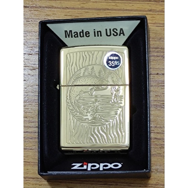ไฟแช็ค Zippo ของแท้นำเข้าUsa🇺🇸 รุ่น 49610 Fisherman Design *ปี 2022