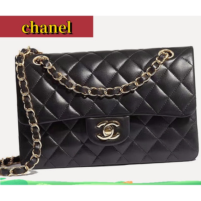 Chanel/CF/กระเป๋าโซ่/กระเป๋าสะพาย/ของแท้ 100%