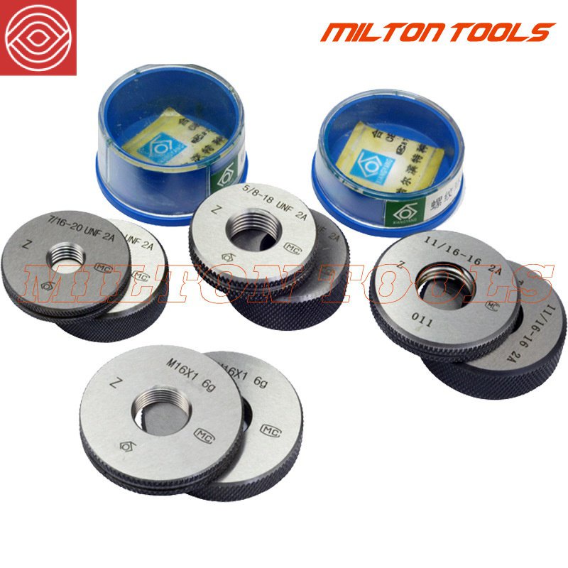 Hobbit ของแท้ คุณภาพ 7/16 5/18 11/16 M16 มาตรวัดแหวนเกลียว มาตรวัดวงแหวน D2SK