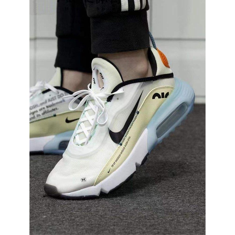 ﺴ❣¤รองเท้าผู้ชาย Nike ใหม่ Air Max 2090 Cushion CUSHIONING น้ำหนักเบากีฬารองเท้าวิ่ง DD8497-107