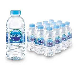 [ส่ง กทม. ปริมณฑล จังหวัดหลักอื่นๆ]น้ำดื่มคริสตัลขนาด (350 มล. X 12 ขวด) 10แพ็ค 120 ขวดCrystal Drinking Water 350 ml
