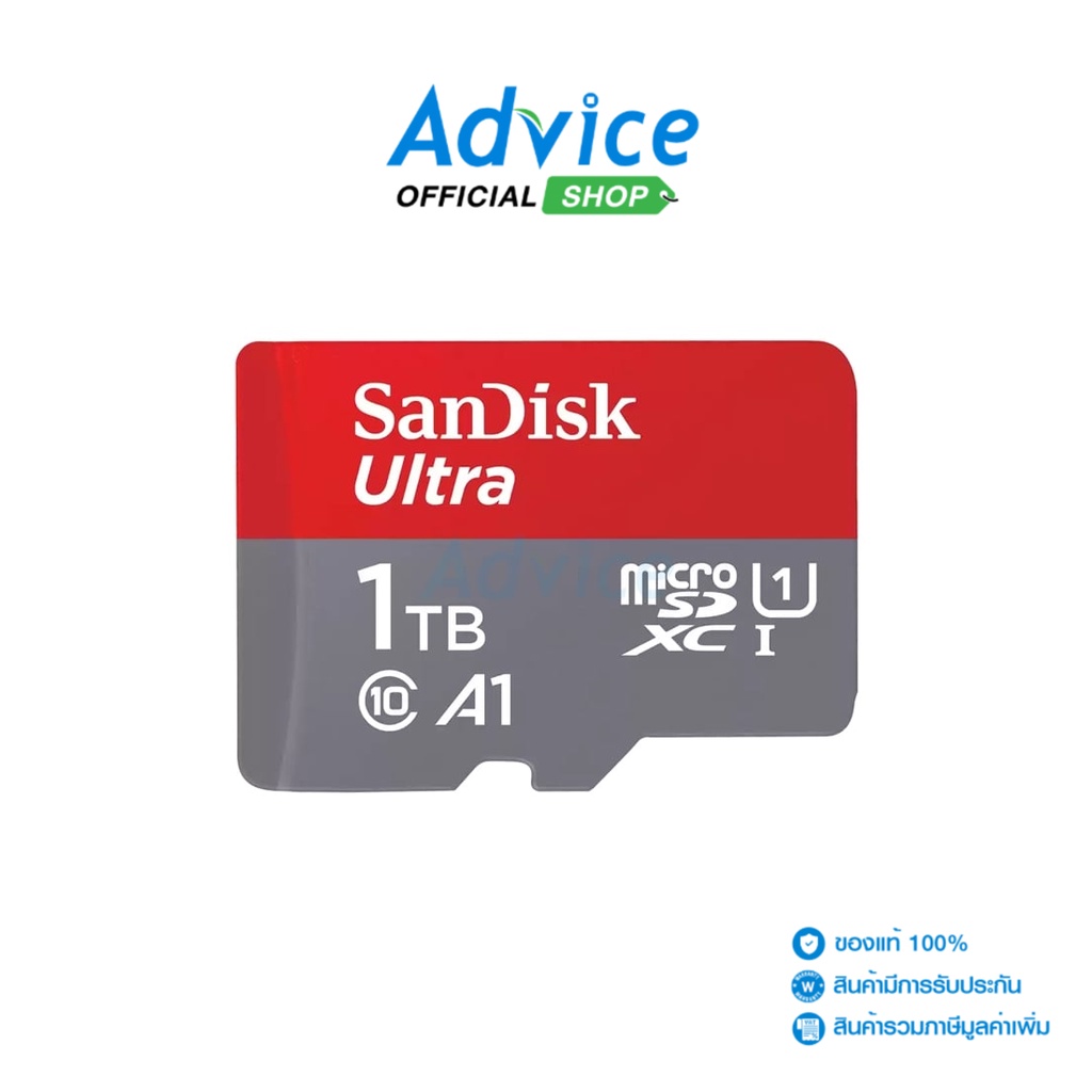 SANDISK 1TB Micro SD Card Ultra SDSQUAC-1T00-GN6MN (150MB/s,) - A0151366