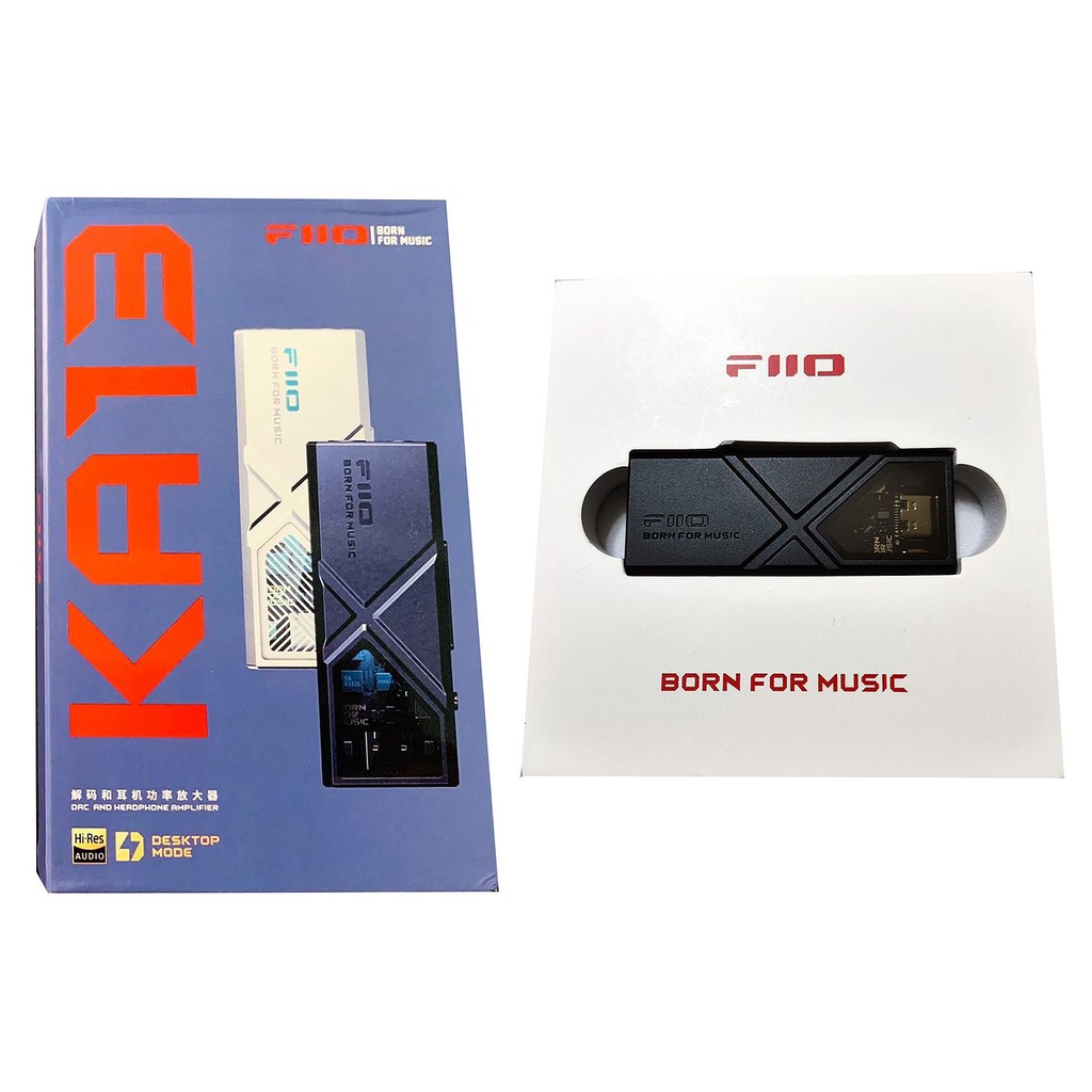 FiiO KA13 Portable DAC and Headphone Amplifier (Black) - 3.5mm+4.4mm Dual Output