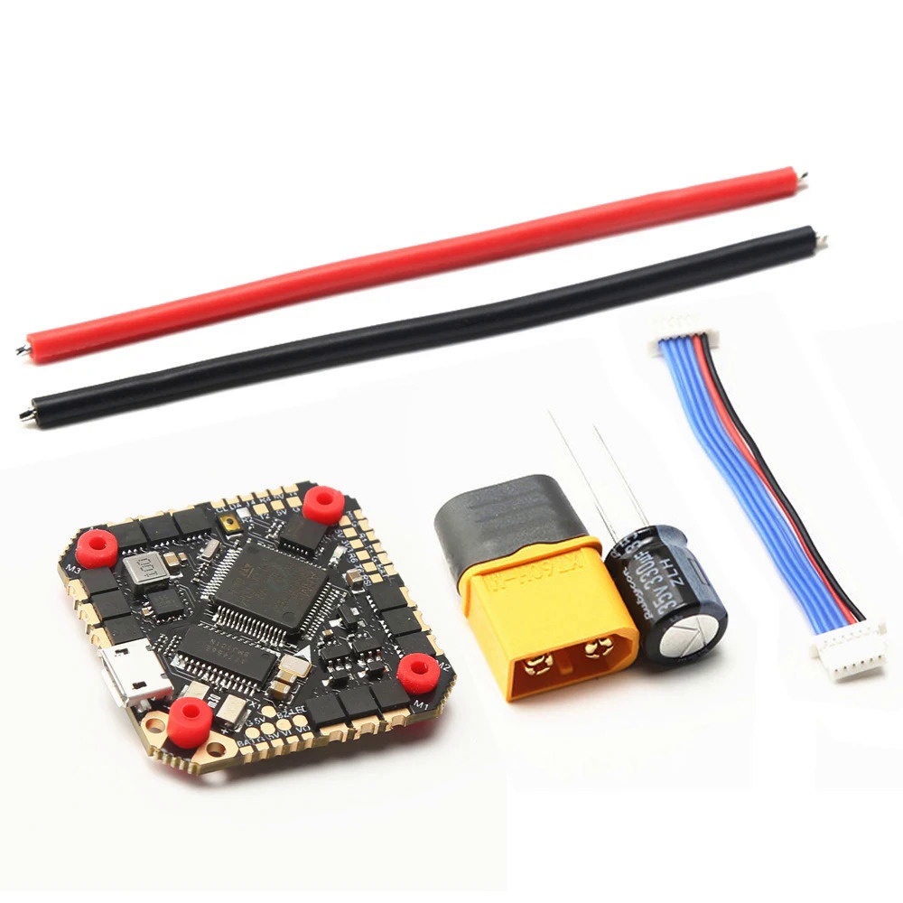 F411 HD AIO 45A 2-6วินาทีการควบคุมการบิน BLHELI_S ESC แบบบูรณาการคณะกรรมการ STM32F411CEU6 MPU6000 Gy