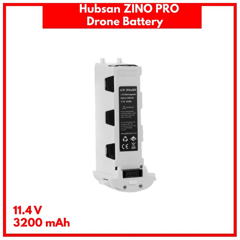 แบตเตอรี่ใหม่สำหรับ Hubsan H117S Zino, Hubsan ZINO PRO Drone GiFi Power Drone อุปกรณ์เสริม11.4V 3200MAh