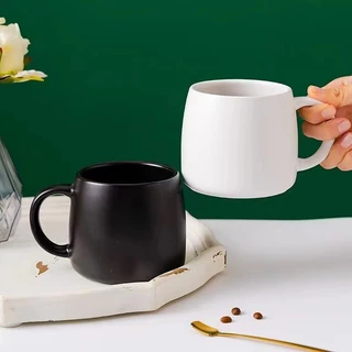 แก้วกาแฟเซรามิค สไตล์มินิมอล ขนาด 500 มล. มีให้เลือก 3สี [MANCAFE]