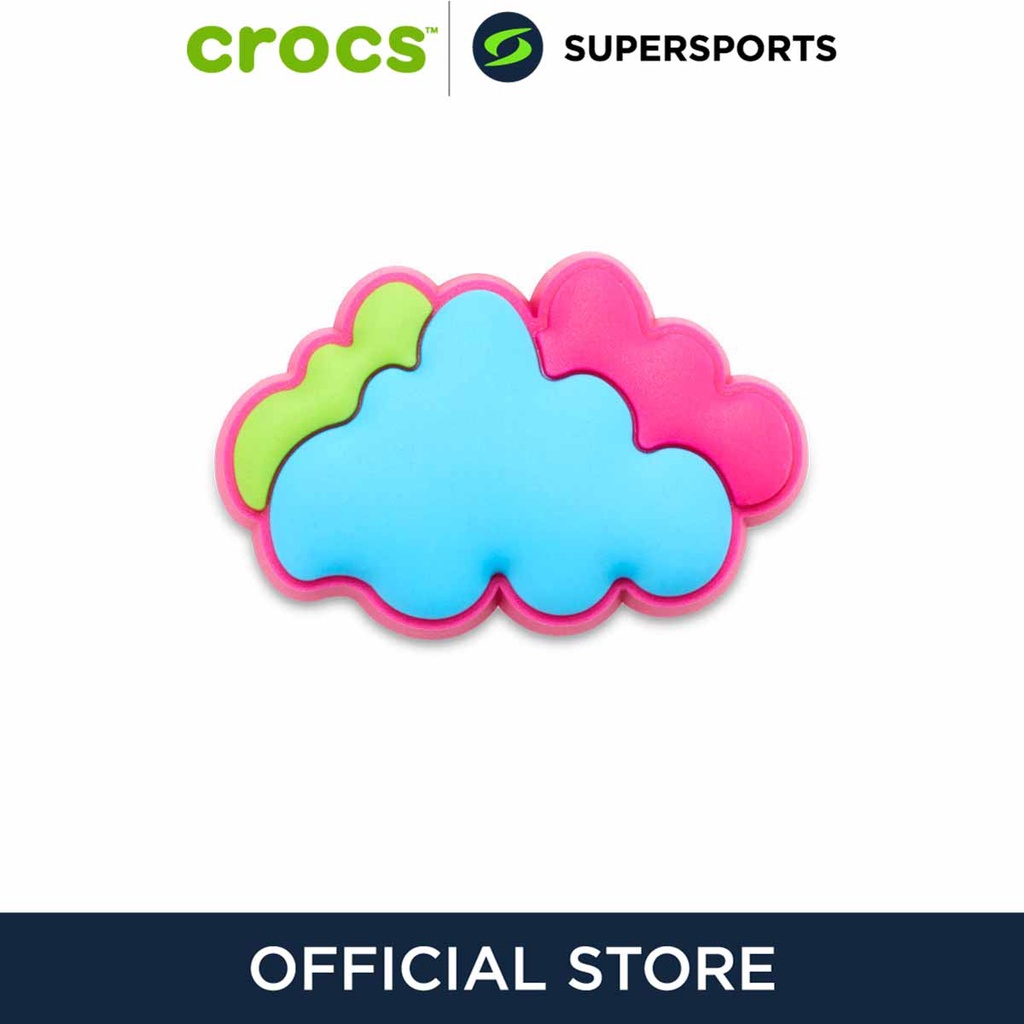 CROCS Jibbitz Neon Desert Trip Clouds ตัวติดรองเท้า