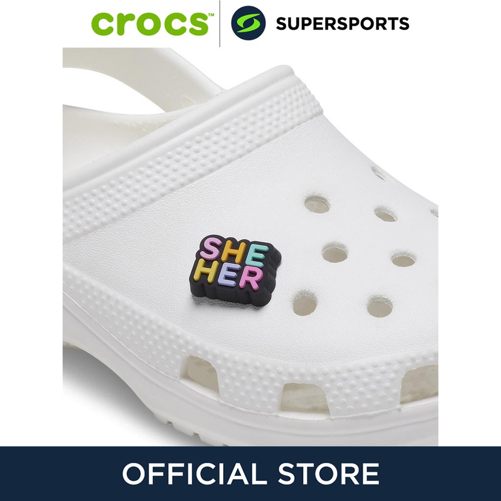 CROCS Jibbitz She Her Pronoun ตัวติดรองเท้า