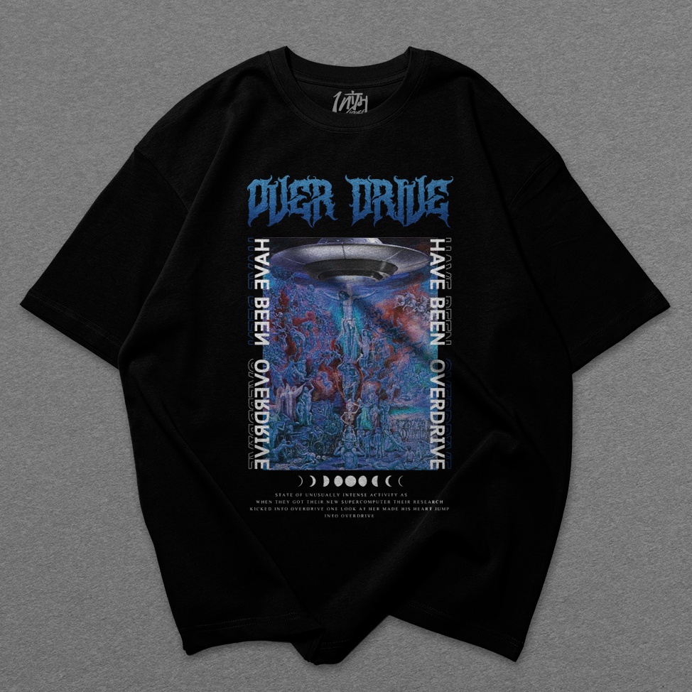 (พร้อมส่ง)เสื้อยืด OVERSIZE UX ลาย Over Drive - COTTON NO.20 [UNITH STORE] UX16
