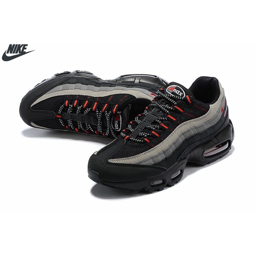 Nike air Max 95 air-cushioned รองเท้าวิ่ง รองเท้าเทนนิส ผ้าตาข่าย ระบายอากาศ สําหรับผู้ชาย