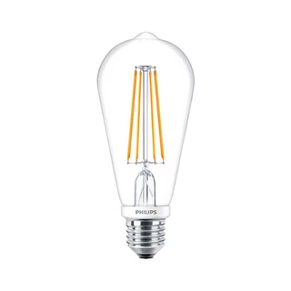 [Clearance] Philips Lighting LED สไตล์คลาสสิก หลอดไฟ 4 วัตต์ ขั้ว E27 ทรงชมพู่ สีวอร์มไวท์ (3000K)