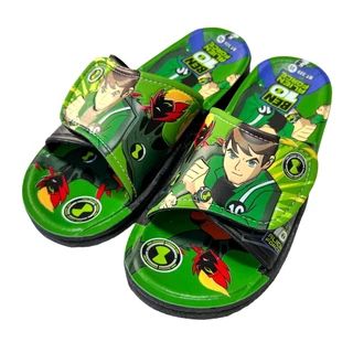 รองเท้าแตะสวมเด็กชาย ปรับสายได้ ลายเบนเทน BEN 10 ขนาด25-35 ยางนุ่มๆ ใส่สบายเท้า ลิขท์แท้ 100%