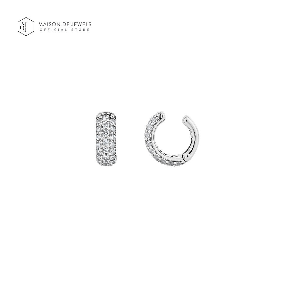 Maison de Jewels - Clip-On Huggie Earring ต่างหูเงิน ต่างหูคลิปไม่จำเป็นต้องเจาะ ต่างหูใส่ทุกวัน