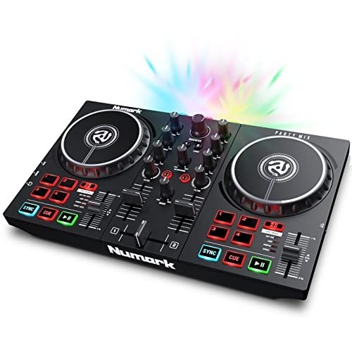 ตัวควบคุม Numark DJ ไฟ LED แบบพกพา สําหรับผู้เริ่มต้น DJ Serato DJ Lite iPhone djay Pro AI iOS 【Dire