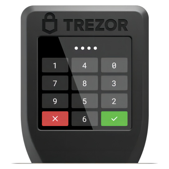 Trezor Model T - Next Generation Crypto Hardware Wallet with LCD Color Touchscreen and USB-C, For Bi