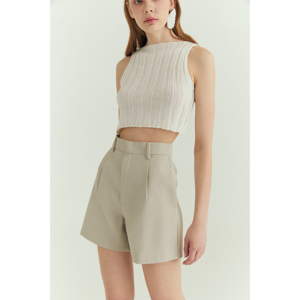 (สินค้าพร้อมส่ง)Hounddown - Tabi Classic Short กางเกงขาสั้น ผ้าอยู่ทรง