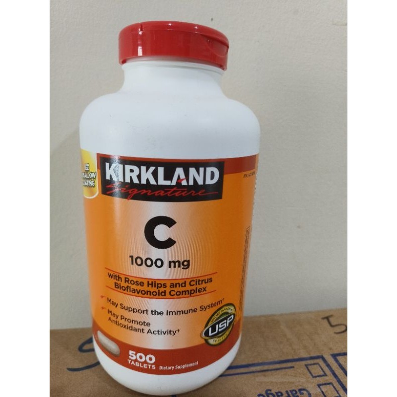 Kirkland Vitamin C 1000 mg. 500 เม็ด วิตามินซี เคิร์กแลนด์ 1000mg Kirkland vc