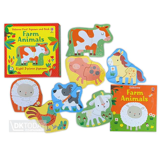 DKTODAY หนังสือ USBORNE FIRST JIGSAWS AND BOOK SERIES (AGE 2+)