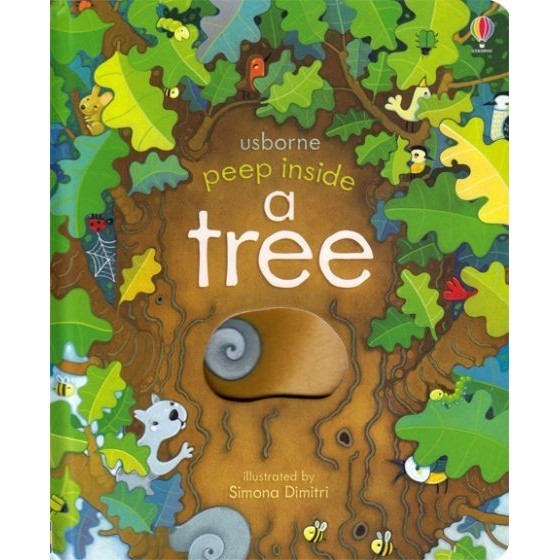 DKTODAY หนังสือ USBORNE PEEP INSIDE A TREE (AGE 3+)