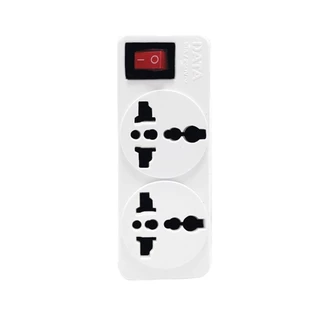 ปลั๊กไฟ Data Universal Adapter 2 Way 1 Switch TIS DP2 By Banana IT
