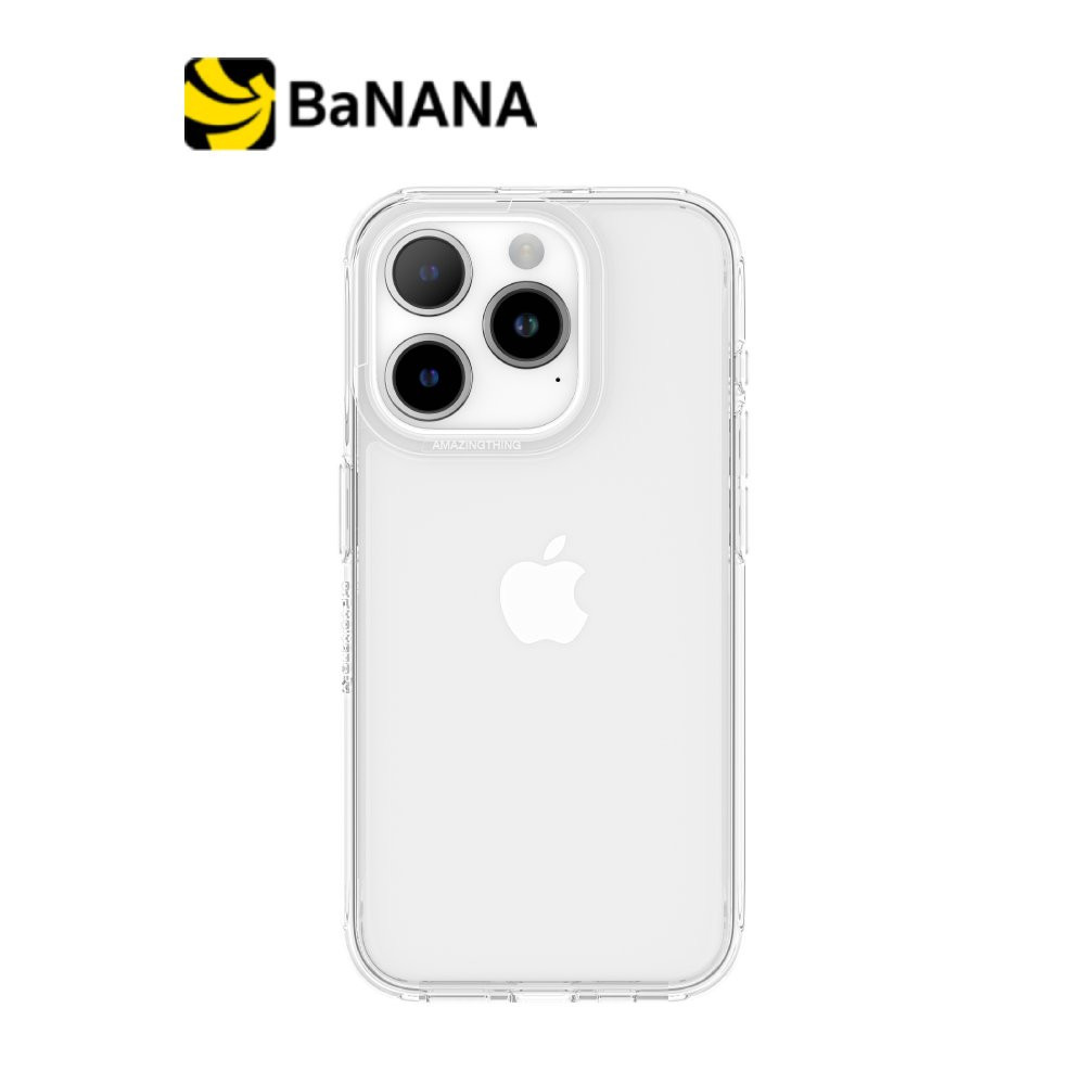 AMAZINGthing เคส iPhone 15 Pro Max (6.7) Minimal Drop proof case Transparent by Banana IT