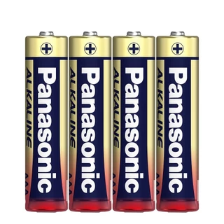 [ของแท้] ถ่านอัลคาไลน์ Panasonic Battery Alkaline AAA x 4 (PNS-LR03T/4B) (แพ็ค 4 ก้อน) จัดส่งโดย by Banana IT