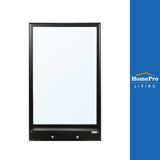 HomePro กระจกพร้อมชั้นวางของและขอแขวน HP-14 แบรนด์ MOYA
