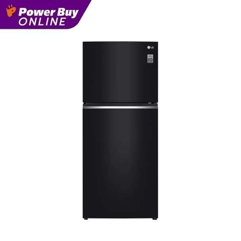 LG ตู้เย็น 2 ประตู (14.2 คิว,สี Black Glass) รุ่น GN-C422SGCL.ABMPLMT