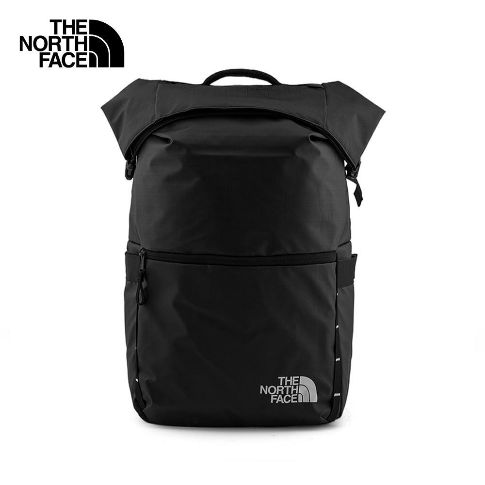THE NORTH FACE BASE CAMP VOYAGER ROLLTOP - TNF BLACK-TNF WHITE กระเป๋าเป้