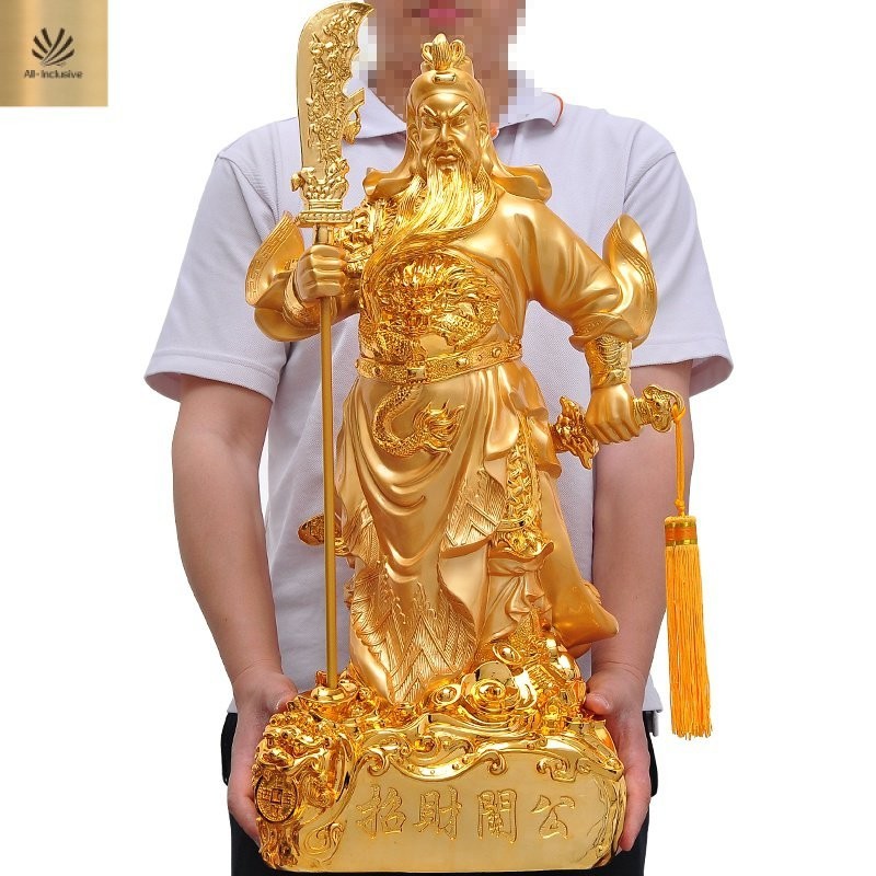 รูปปั้น Guan Gong Guan Gong Zhao Cai เครื่องประดับ Guan Gong Guan Yu Guan Erye เปิดของขวัญ U6DH