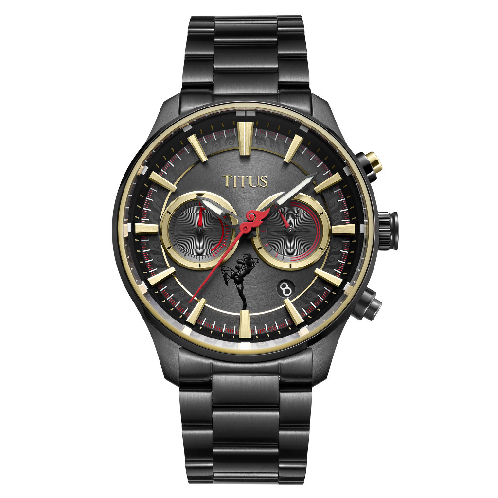 Solvil et Titus (โซวิล เอ ติตัส) นาฬิกาผู้ชาย “มวยไทย” (Muay Thai) Saber ควอตซ์ 44 มม. (W06-03307)