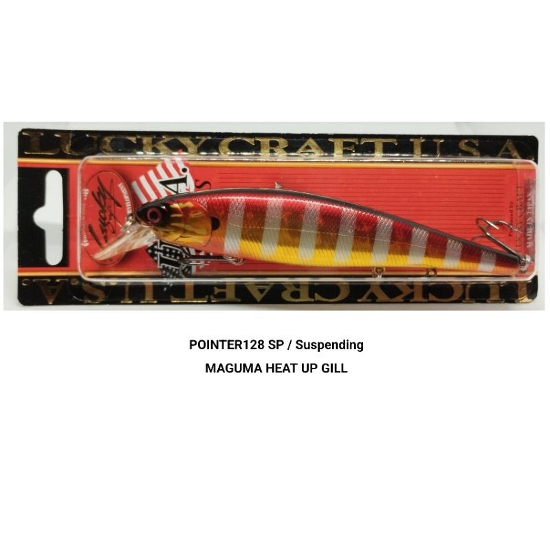 เหยื่อปลอม Lucky Craft Pointer128 SP / Suspending