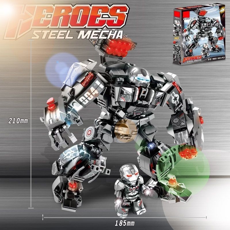 ผลิตภัณฑ์ใหม่ที่เข้ากันได้กับ Lego Building Blocks Iron Man Avengers ปริศนาประกอบปริศนา Anti-Hulk Mecha Boys
