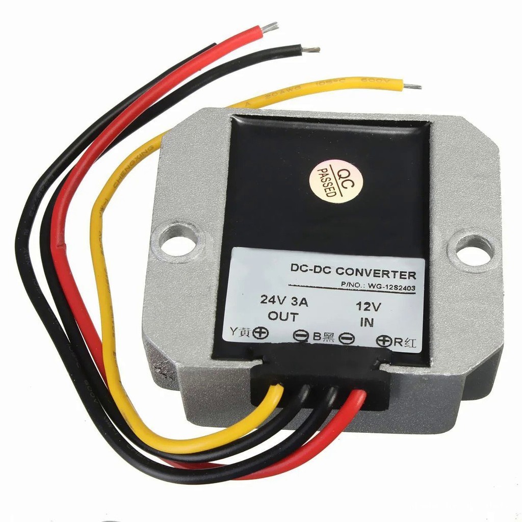 DC-DC 12V Step Up To 24V 3A 72W รถ Power Converter Regulator