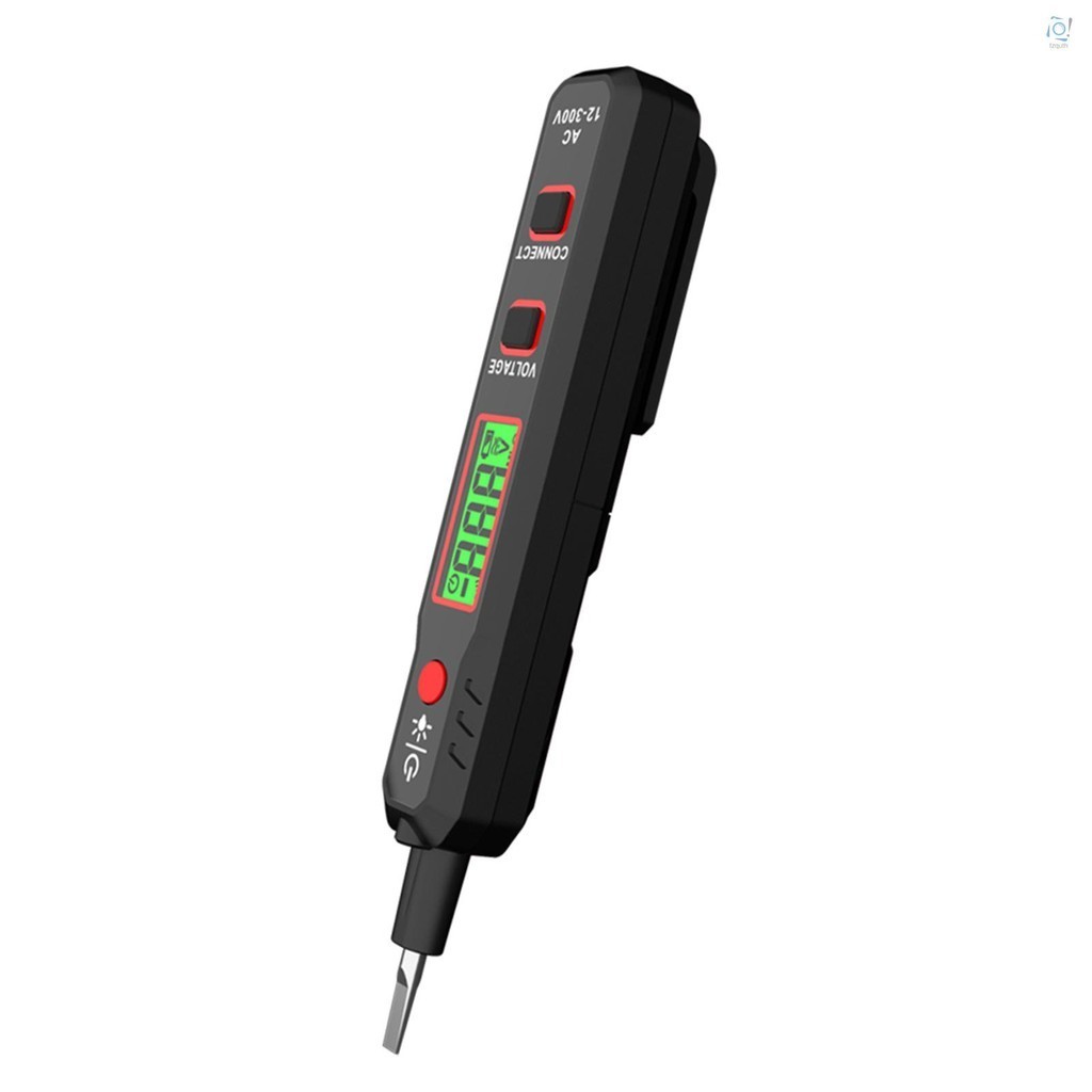 💥[Local Delivery]HABOTEST HT89 Voltage Tester AC 12~300V Non-contact Voltage Detector for Live/Null Wire with Flashligh