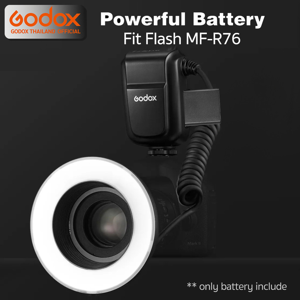 Godox Battery VB26, VB26A, VB26B - For Flash V1, V860III, AD100Pro, MF-R76, etc