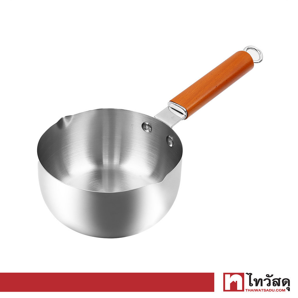 KASSA HOME หม้อด้ามสเตนเลส รุ่น SN-0015 ขนาด 16 ซม. สีเงิน