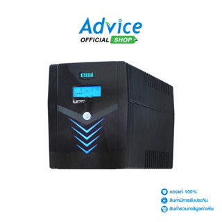 ETECH UPS (เครื่องสำรองไฟ) 1500VA E-Sport RGB - A0130610