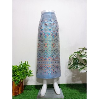 ผ้าไหมลาว ผ้าถุงสำเร็จ กระโปรงผ้าไทย