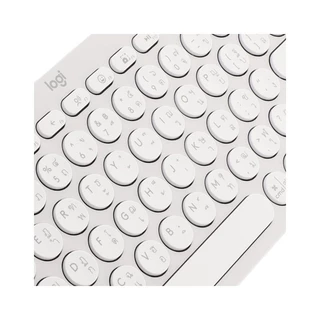 LOGITECH BLUETOOTH MULTI-DEVICE KEYBOARD (คีย์บอร์ด) K380S WHITE - A0156128