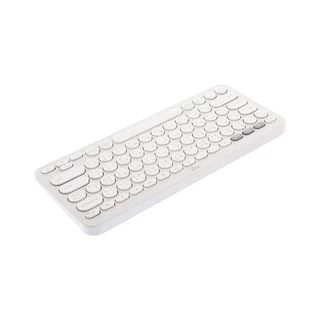 LOGITECH BLUETOOTH MULTI-DEVICE KEYBOARD (คีย์บอร์ด) K380S WHITE - A0156128