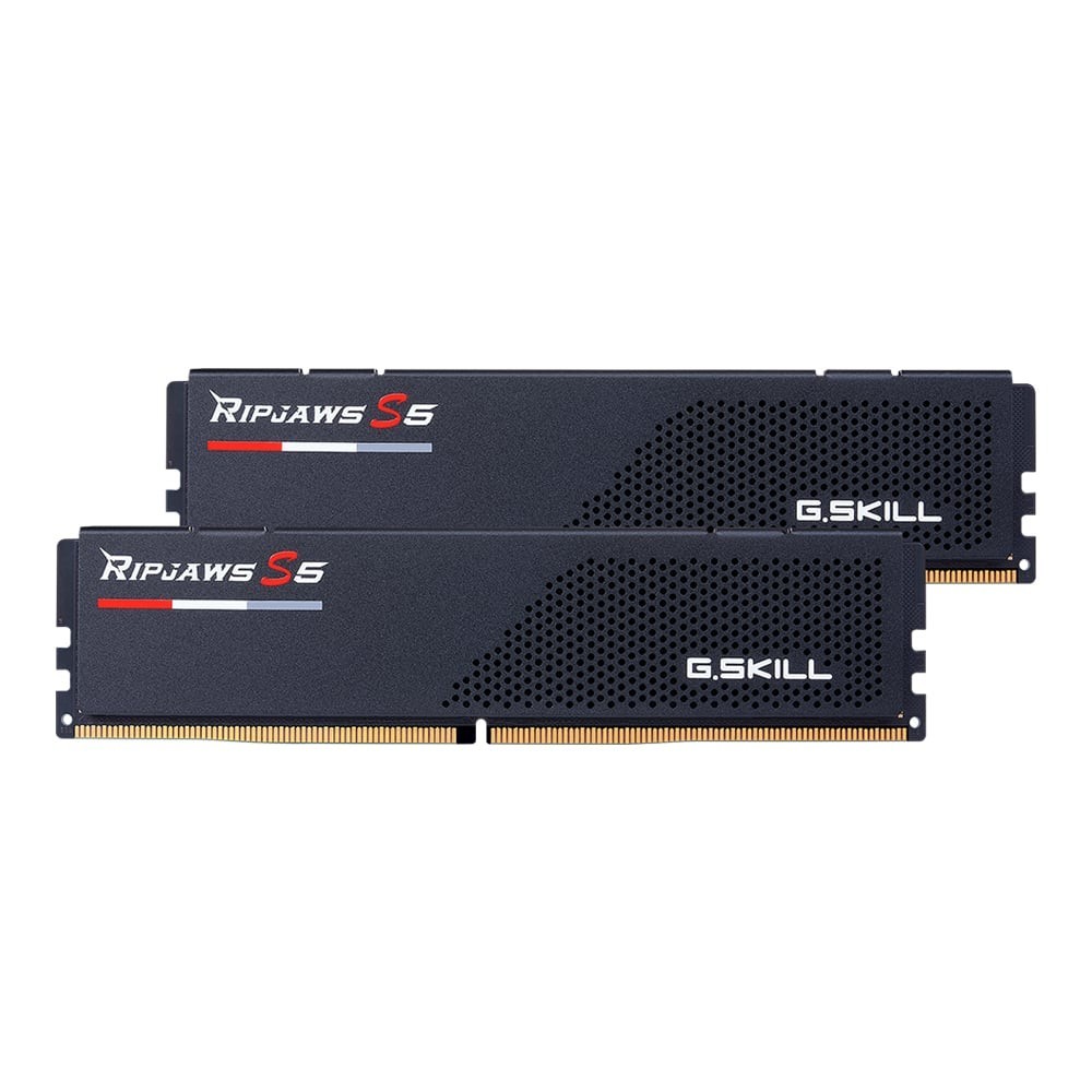 32GB (16GBx2) DDR5 5600MHz RAM G.SKILL RIPJAWS S5 (INTEL XMP) (MATTE BLACK) (F5-5600J2834F16GX2-RS5K)