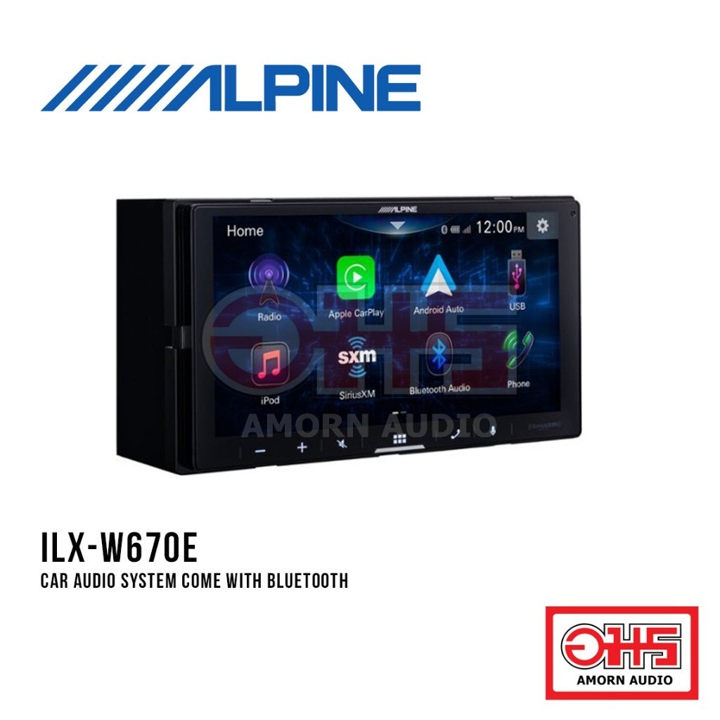 ALPINE iLX-W670E NEW PRODUCT วิทยุ 2din 7" / แอนดรอยด์ออโต้ / applecarplay / USB AUX / BLUETOOTH / AMORN AUDIO