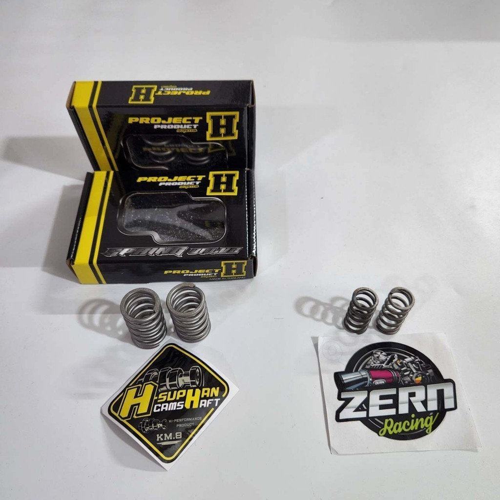 สปริงวาล์วแต่ง เฮงสุพรรณ WAVE100S2005/ WAVE100 สำหรับวาล์วเดิม-วาล์วโต แก้อาการวาล์ลลอย แถมสปริงตัวในช่างเซิน 2 ตัว ทำให