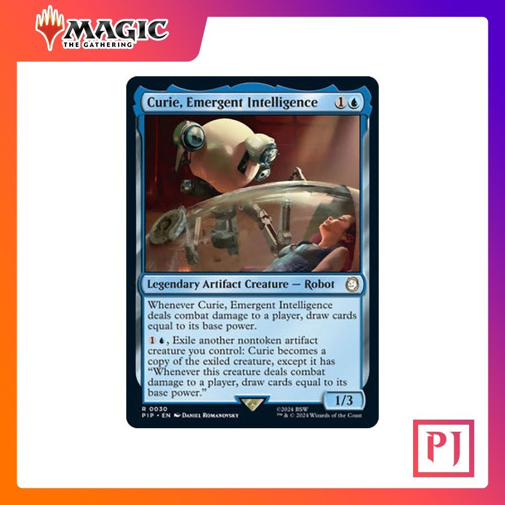 [MTG] Curie, Emergent Intelligence - Fallout Commander [PIP] [BLUE] [RARE] [NORMAL] [ENG] (Magic the Gathering)