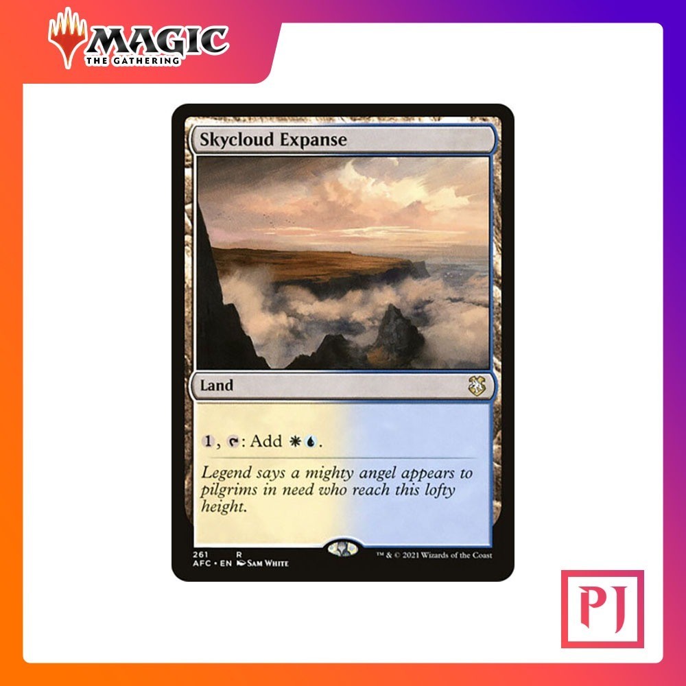 [MTG] Skycloud Expanse [NCC] [LAND] [RARE] [NORMAL] [ENG] (การ์ดเมจิค / Magic the Gathering)