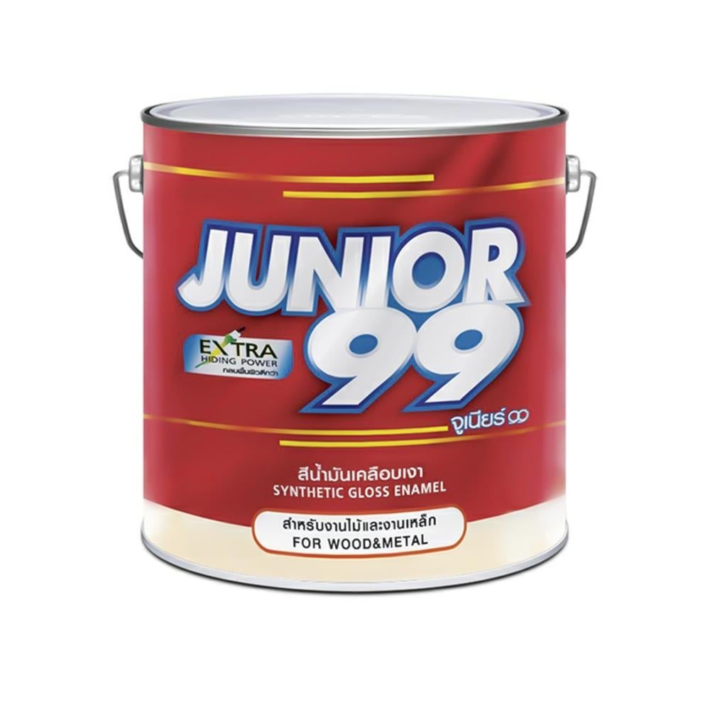 NIPPON สีน้ำมัน เงา Junior99 #9727 Bright Silver (กล)