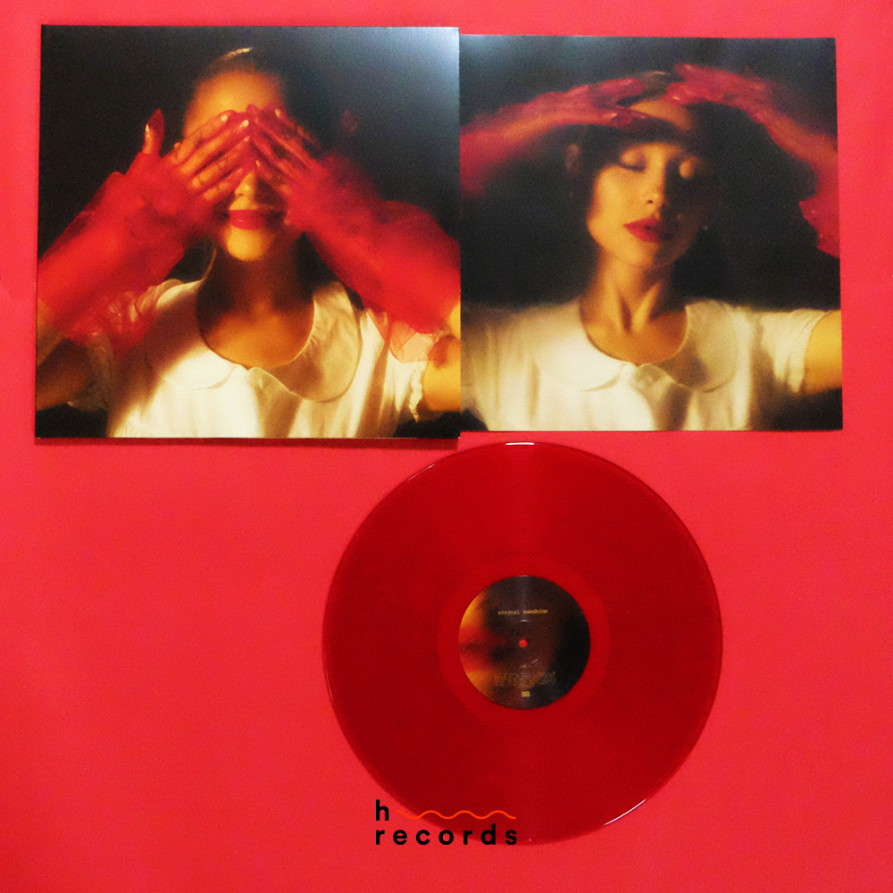 (ส่งฟรี) แผ่นเสียง Ariana Grande - eternal sunshine (Red Vinyl)