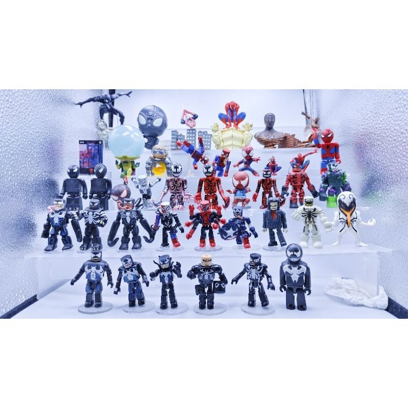 Spider Man Venom Carnage Marvel kubrick Medicom Minimates Mini Figure สไปเดอร์แมน เวน่อม คาร์เนจ มาเ