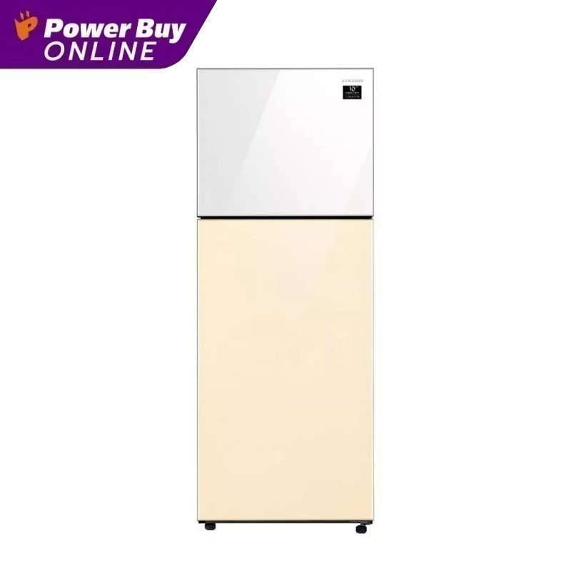 SAMSUNG Bespoke ตู้เย็น 2 ประตู (14.1 คิว, สี White Vanilla) รุ่น RT38K501J8G/ST